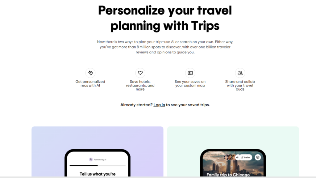 Trip Planner AI - Tailored Travel Itineraries at Your Fingertips