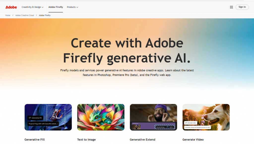 AI Product Image Generation - Adobe Firefly