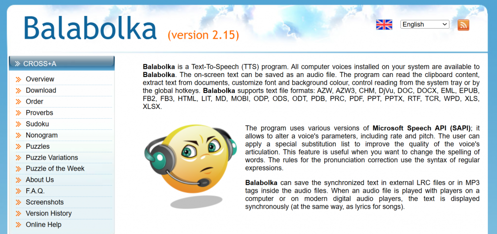 Balabolka: AI Text-to-Speech Software