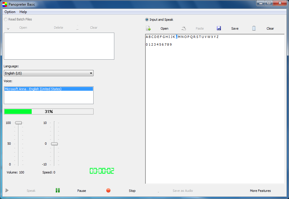 Panopreter Basic: AI Text-to-Speech Software